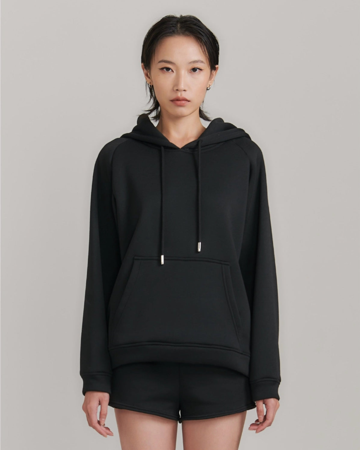 AIMER - Oversized Hoodie in Black