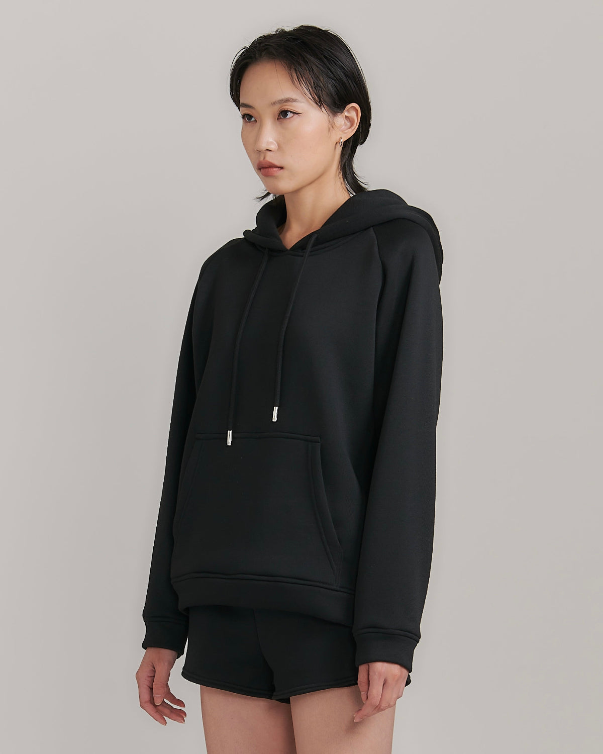 AIMER - Oversized Hoodie in Black