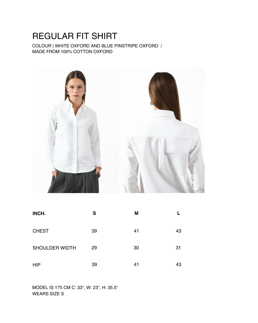 AIMER Core Essential - Regular Fit Shirt in White Oxford