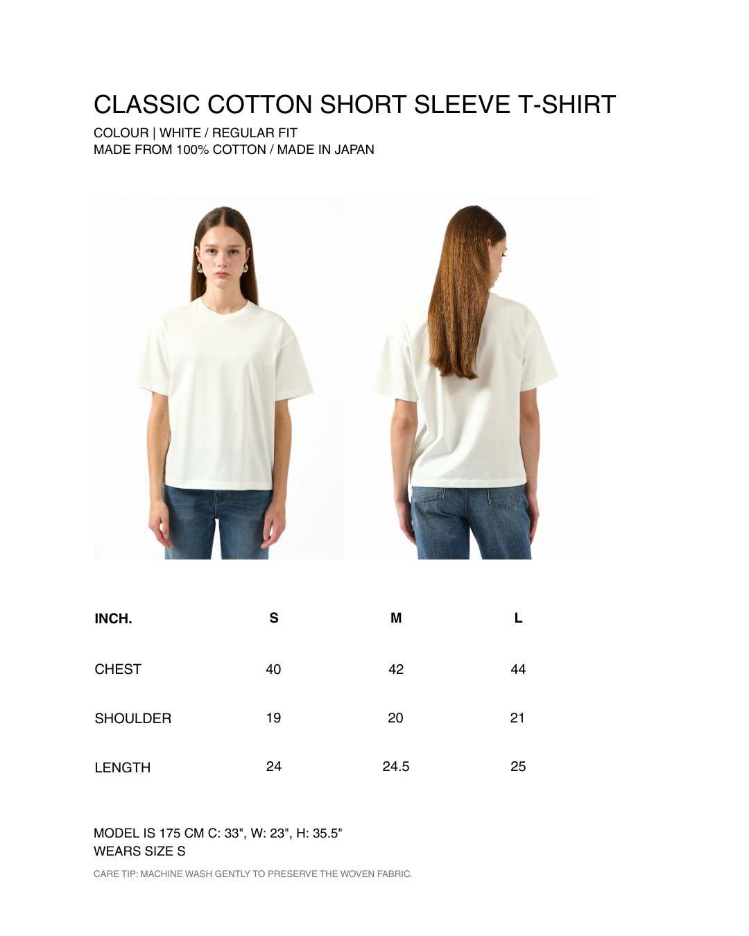 Jungle Urbaine - Classic Cotton Short Sleeve T-Shirt in White