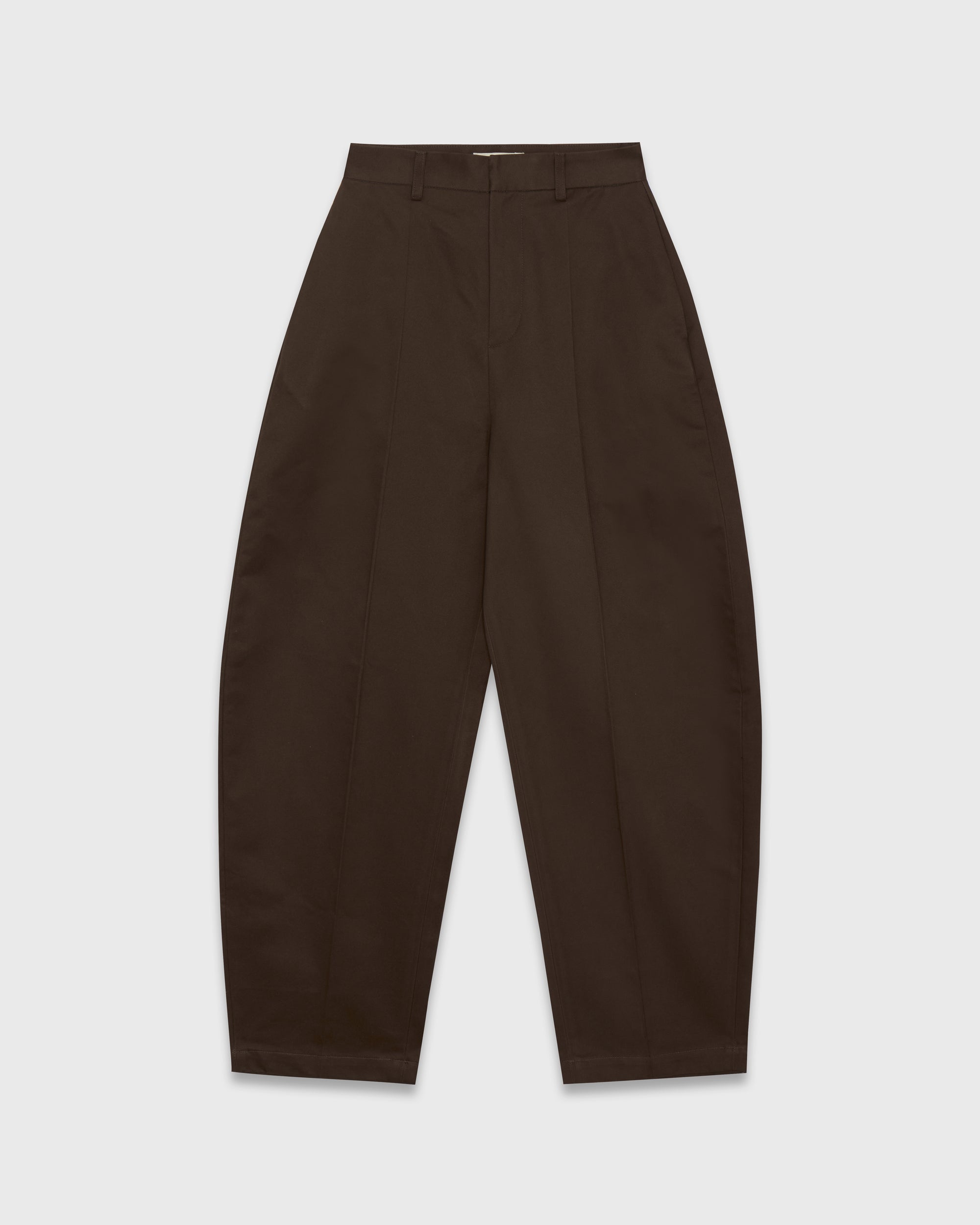 Jungle Urbaine - Barrel Trousers in Brown Wool