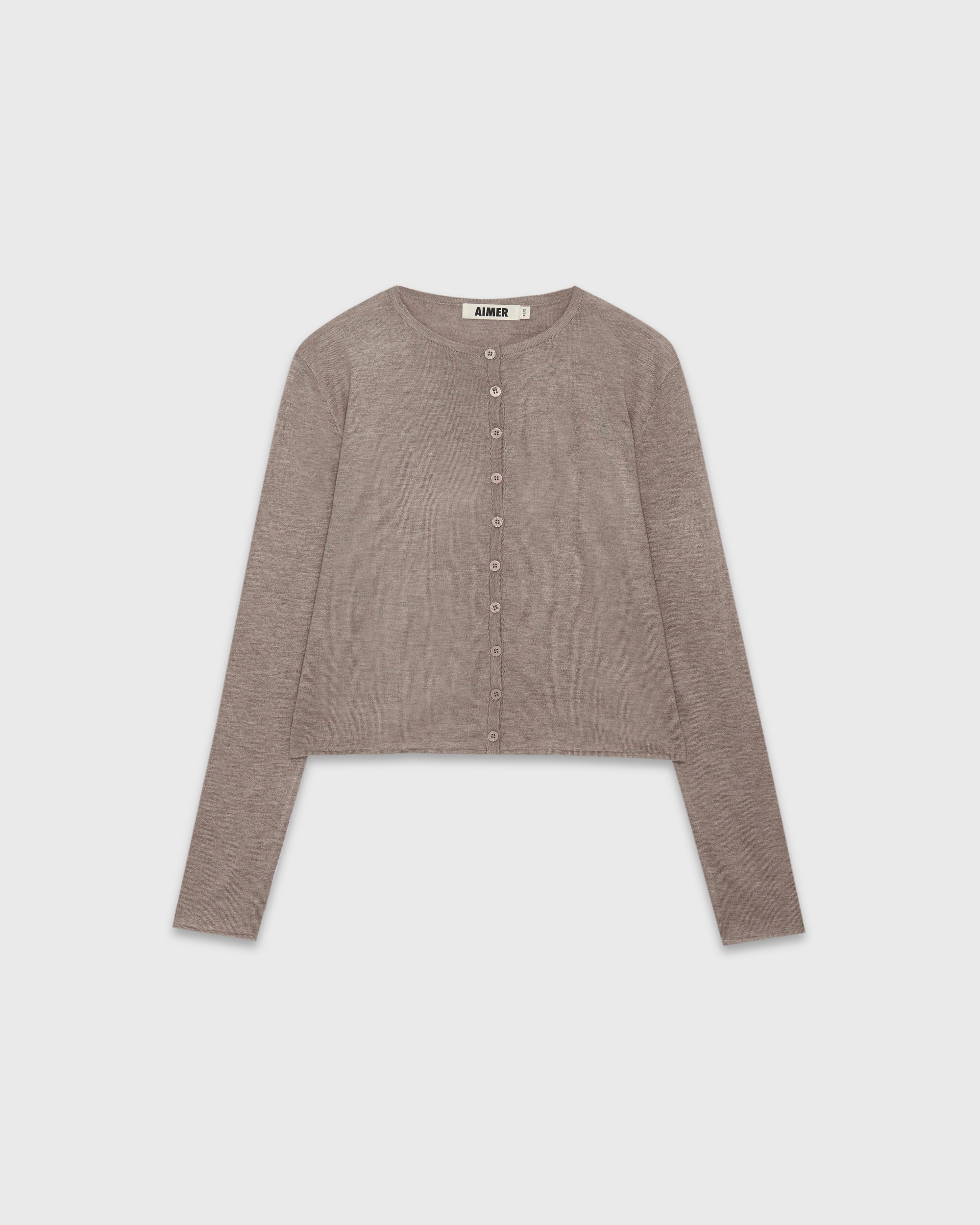 Jungle Urbaine - Cashmere Knitted Cardigan in Mocha