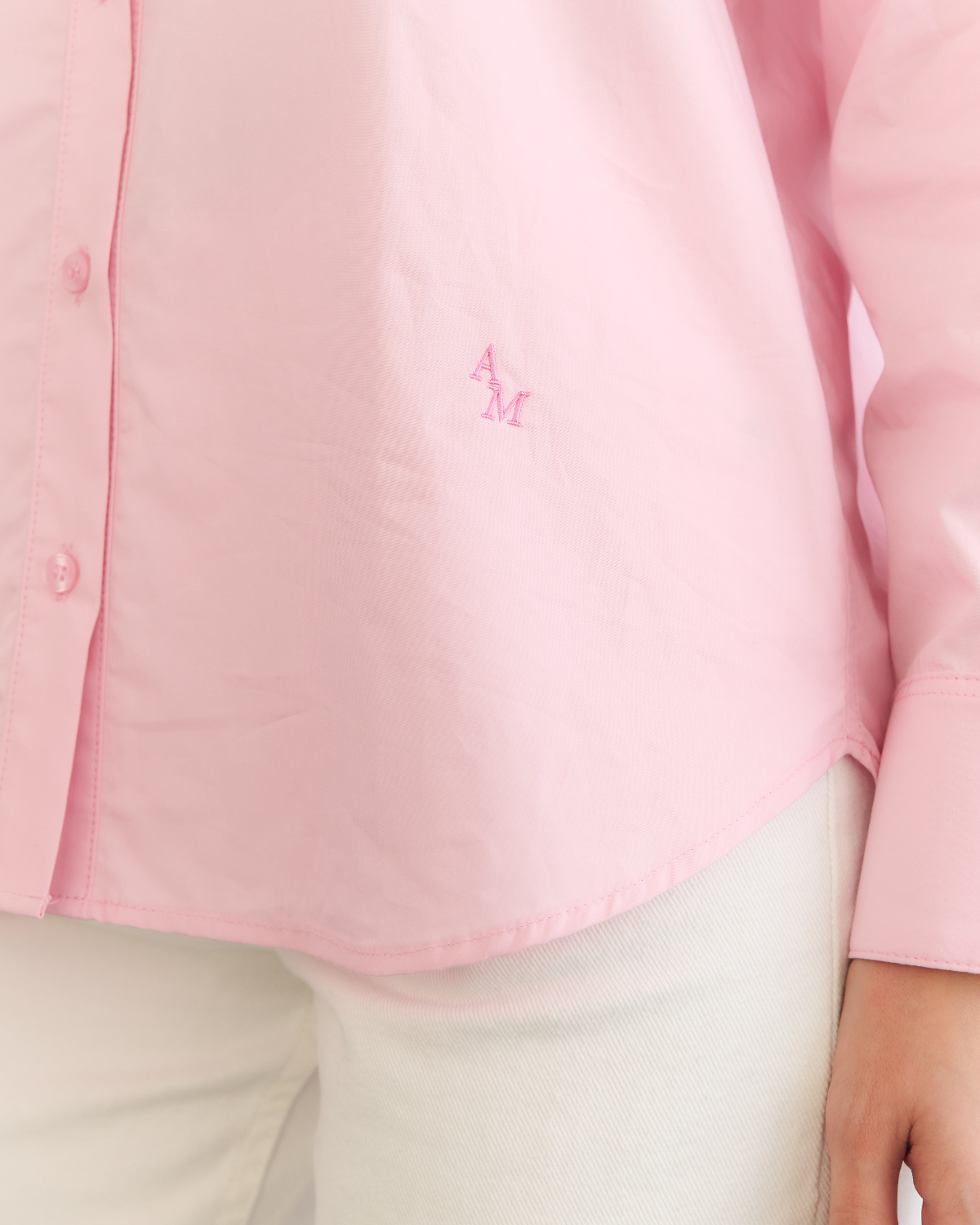SS25 Day To Night Edition - Essential Regular Fit Shirt in Pink Cotton