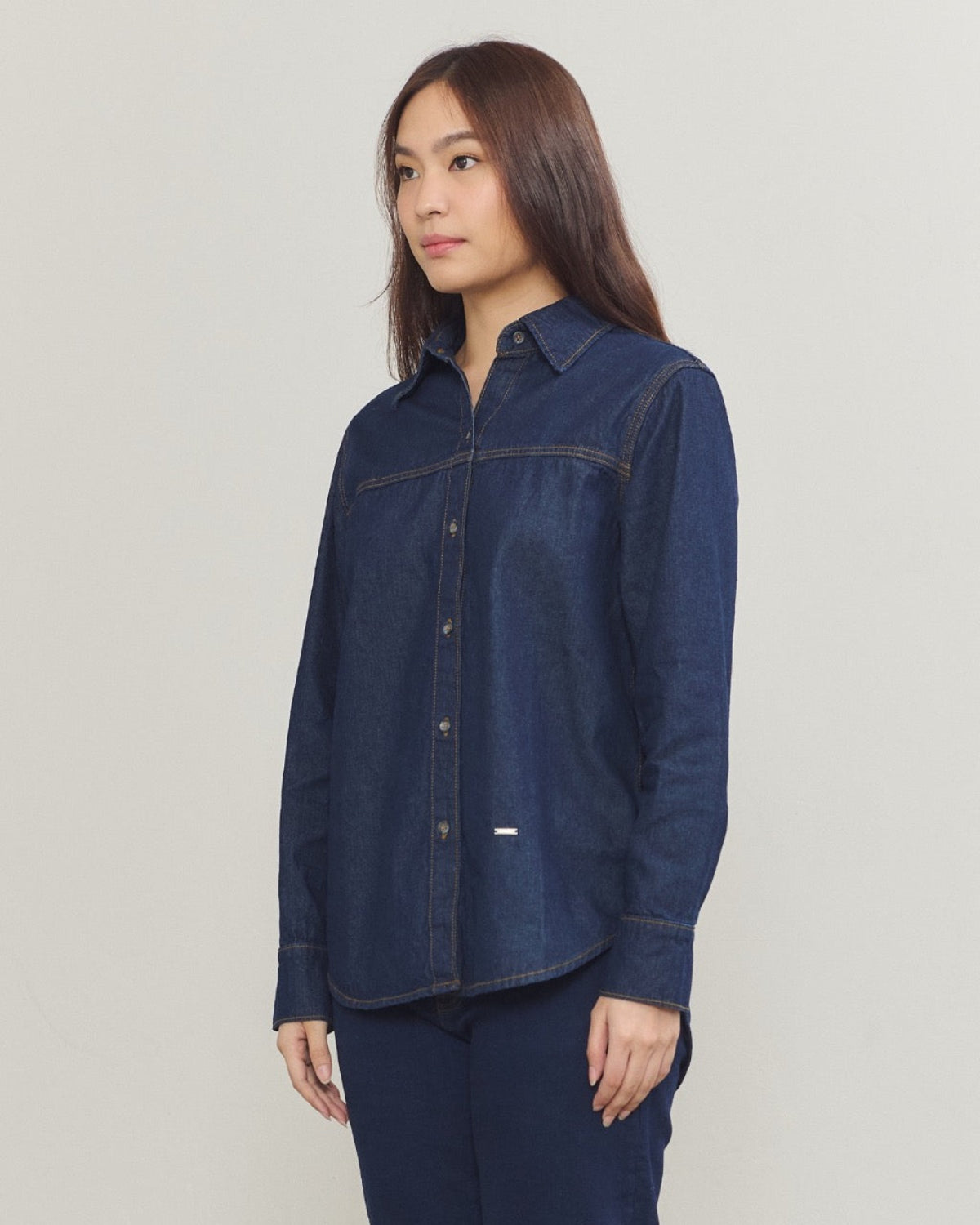 AIMER - Essential Regular Fit Shirt in Dark Denim