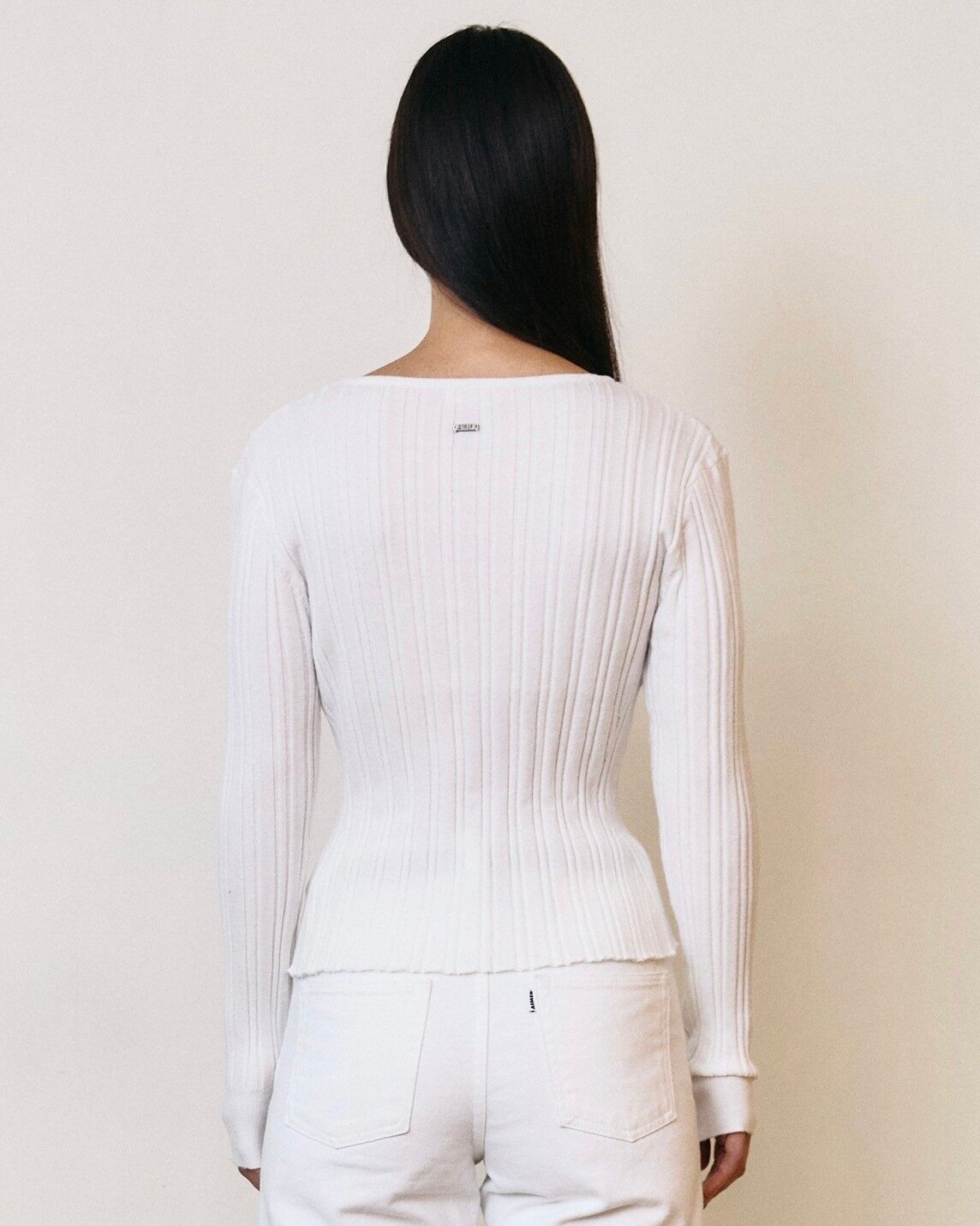 U-Neck Long Sleeve Top