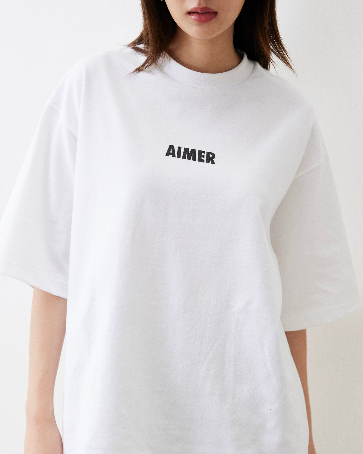 AIMER - Mini Logo T-Shirt in White