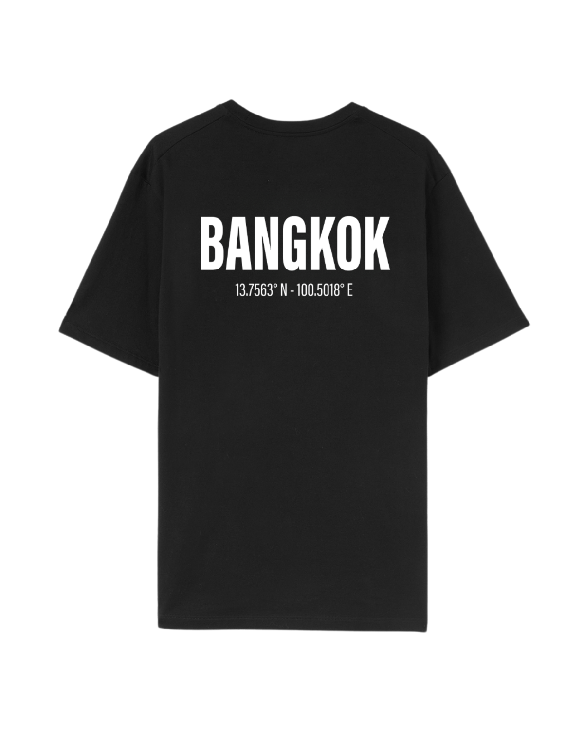 Holiday Collection - Graphic Oversized T-Shirt in Bangkok Black