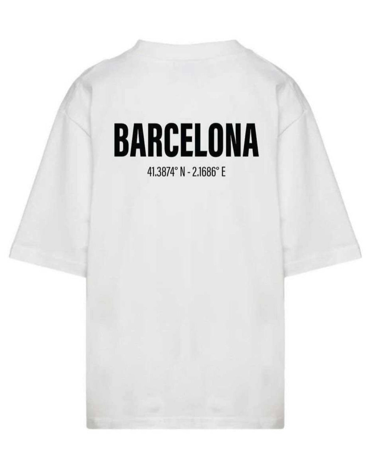 Holiday Collection - Graphic Oversized T-Shirt in Barcelona
