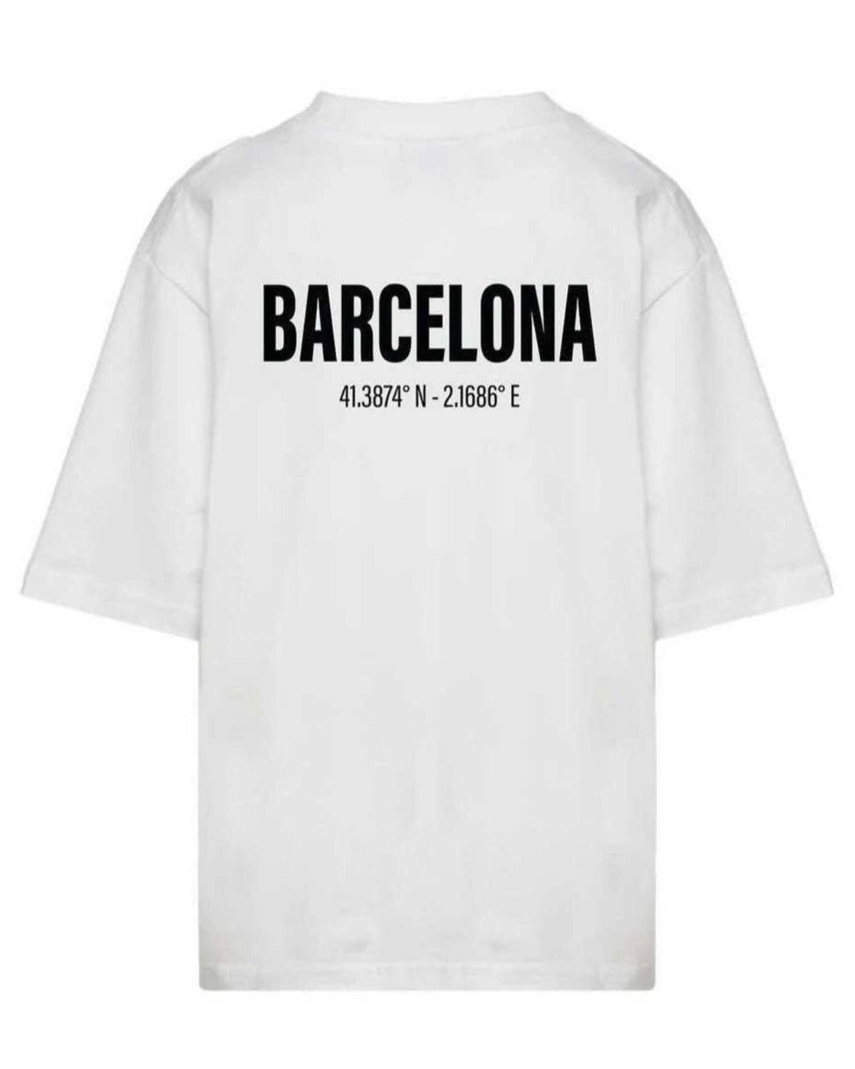 Holiday Collection - Graphic Oversized T-Shirt in Barcelona