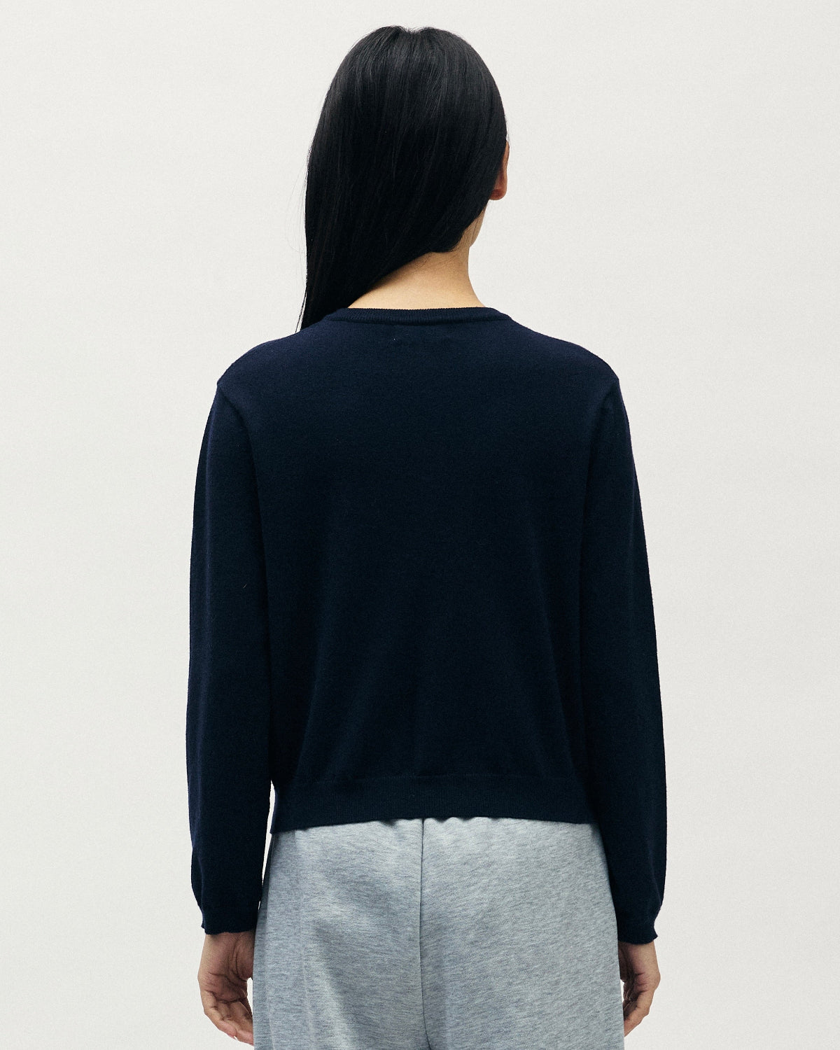 AIMER - Essential Cardigan in Navy