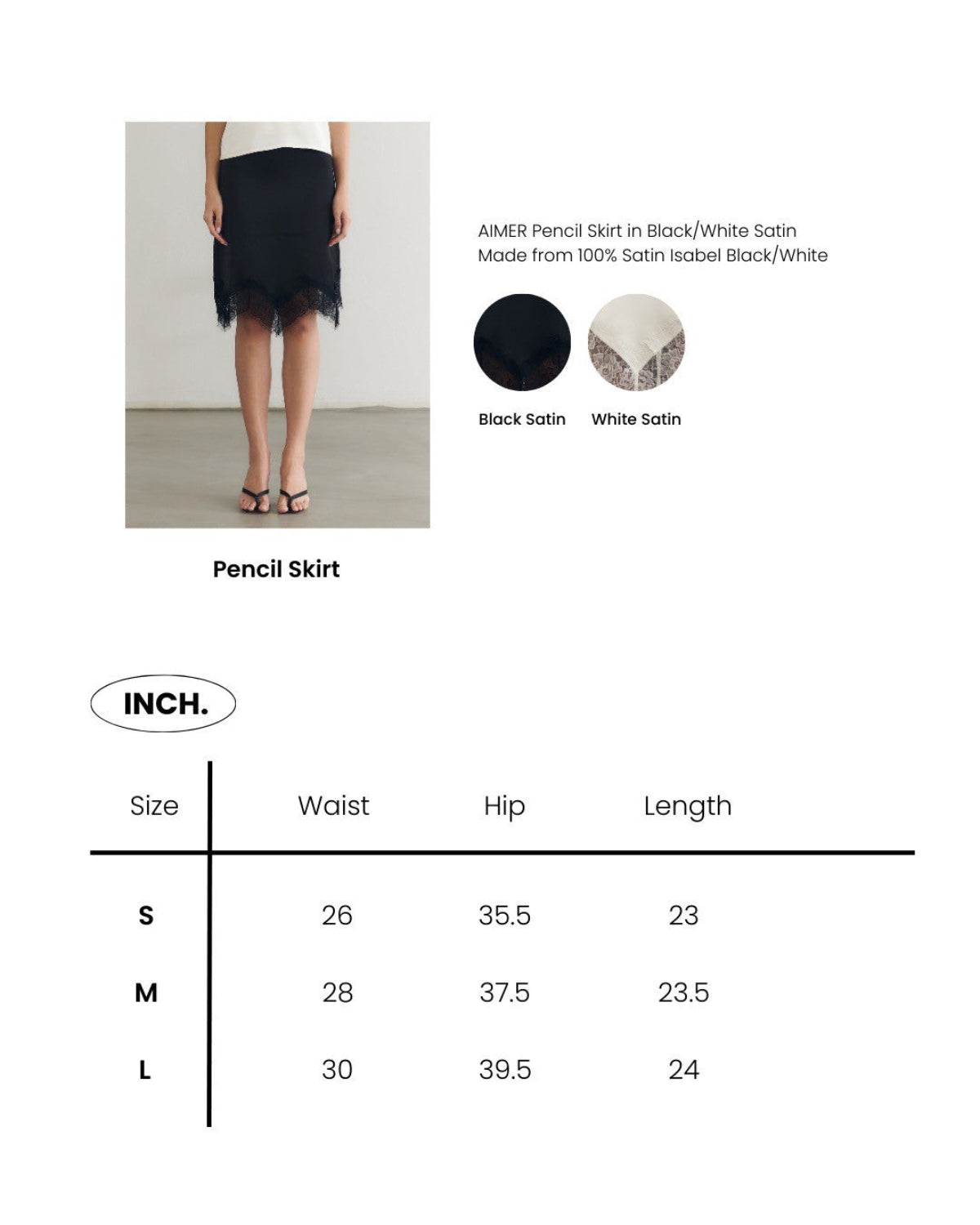 SS25 Day To Night Edition - Pencil Skirt