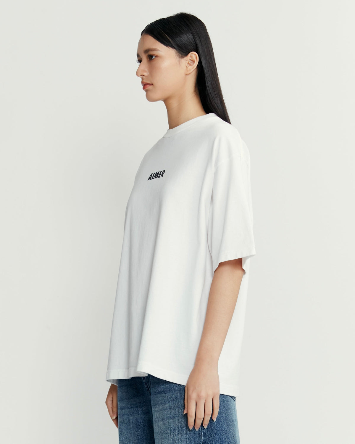 AIMER - Mini Logo T-Shirt in White