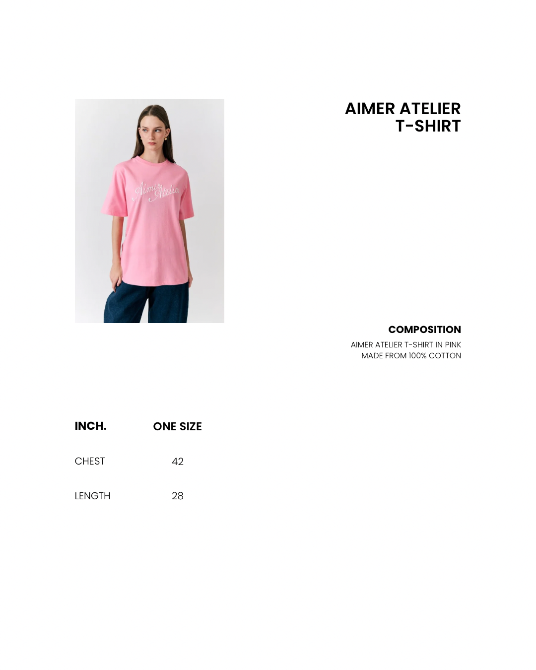 Été Parisien - AIMER Atelier T-Shirt in Pink