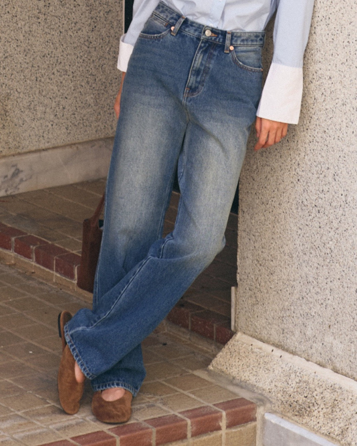 AIMER - Essential Boy Jeans in Vintage Wash