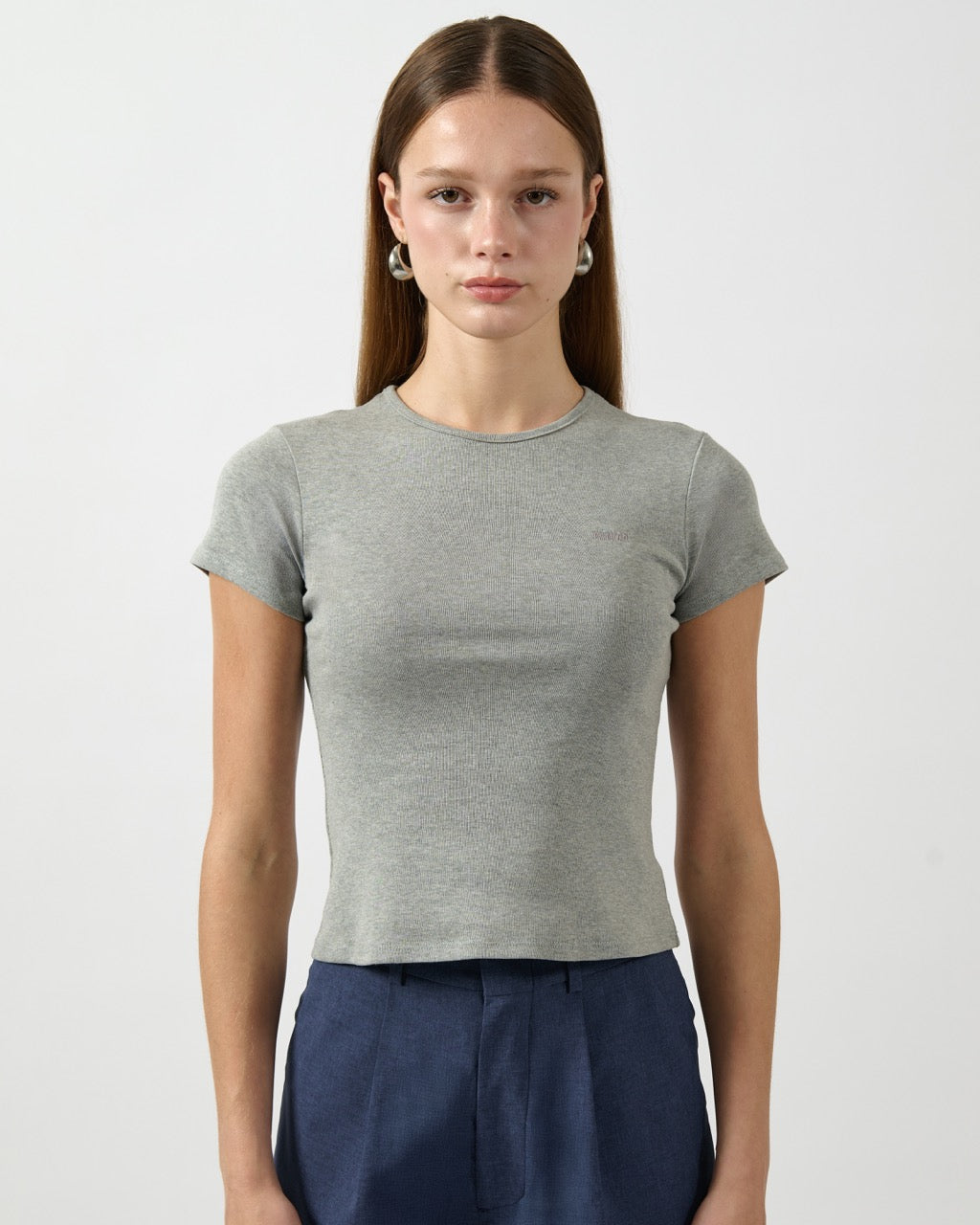 AIMER Core Essential - Ivy Slim Fit T-Shirt in Grey