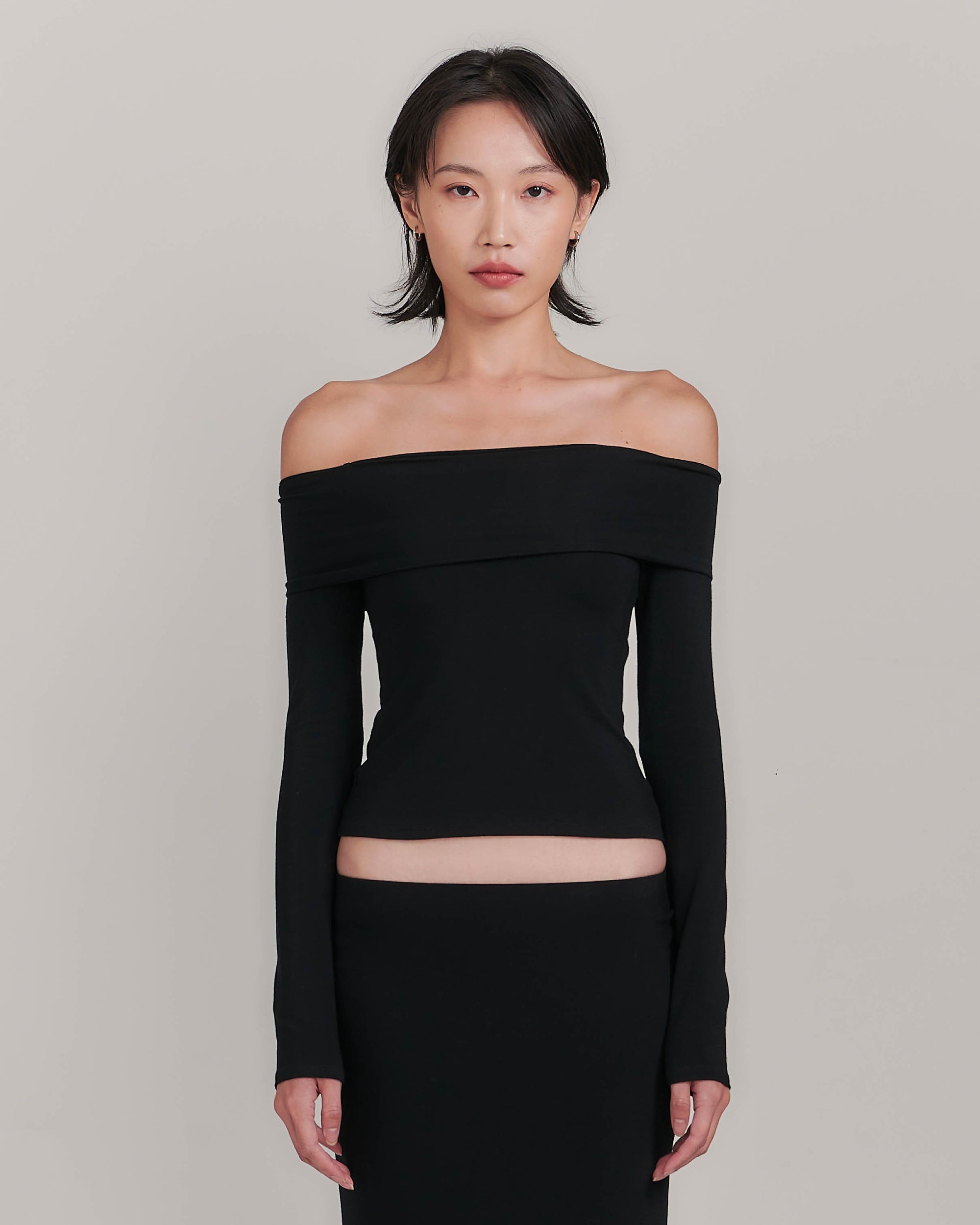 Midi Drop Shoulder Long Sleeve