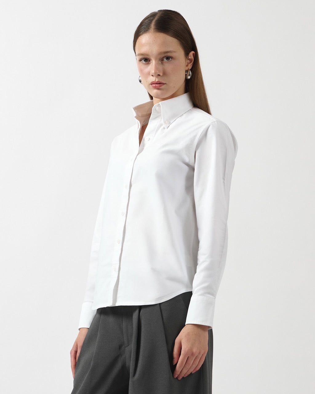 AIMER Core Essential - Regular Fit Shirt in White Oxford