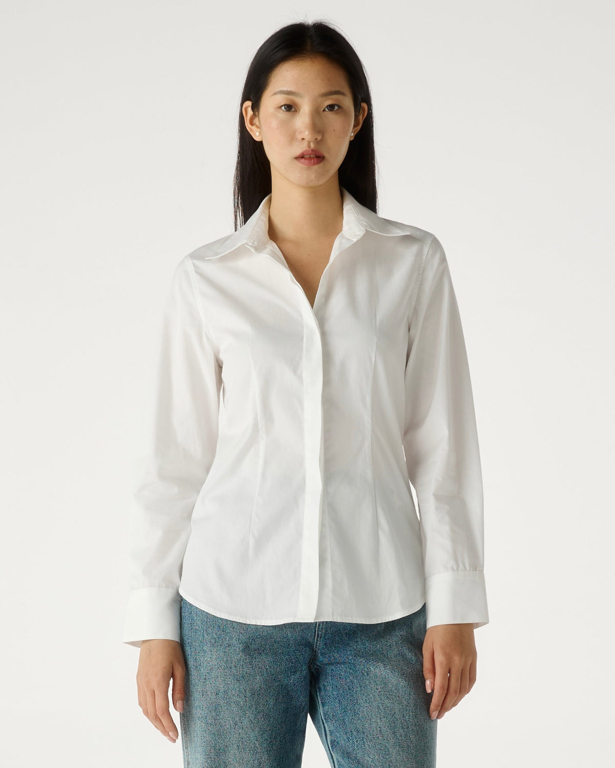 SS25 Elevated Office - Classic Slim Fit Shirt in White