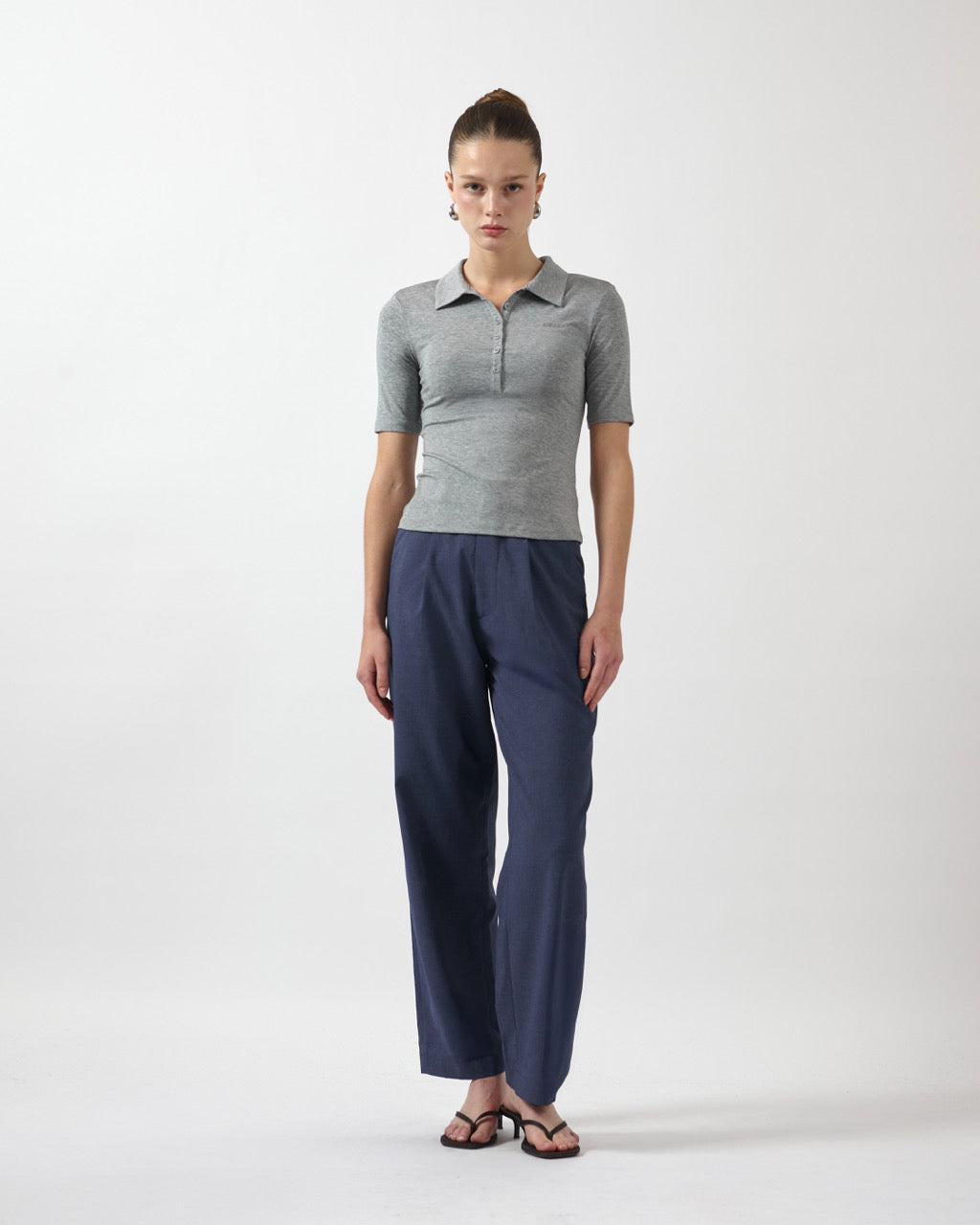 AIMER Core Essential - Straight Fit Trousers in Navy