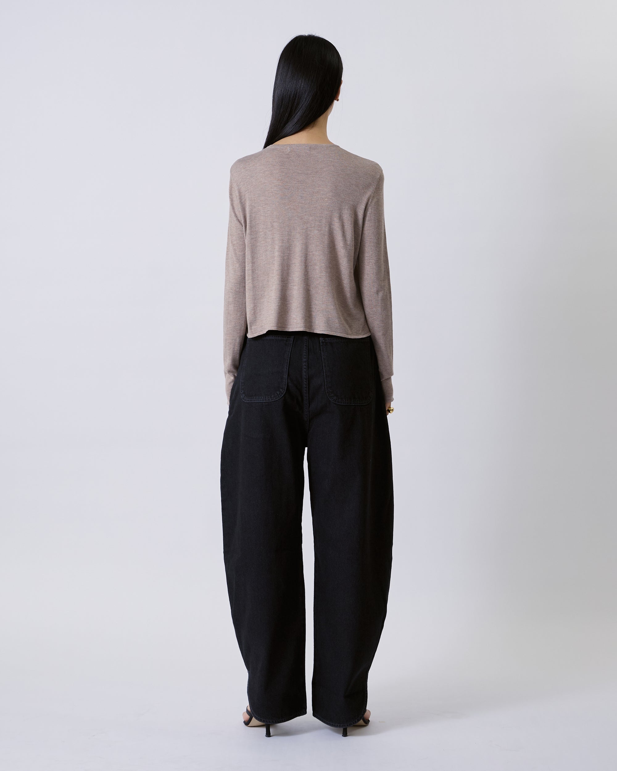 Jungle Urbaine - Cashmere Knitted Cardigan in Mocha