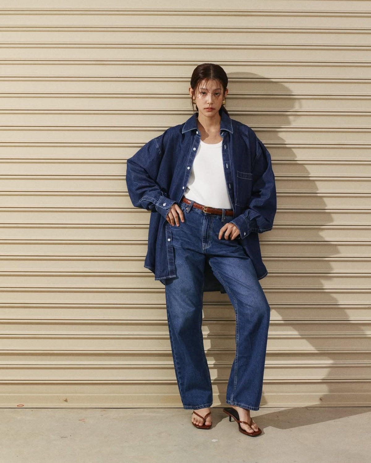 AIMER - Straight Fit Jeans in Dark Vintage Wash