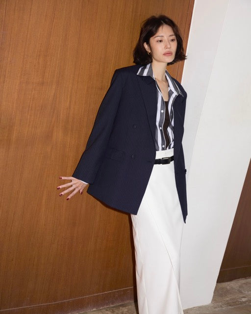 SS25 Elevated Office - Wrapped Maxi Skirt