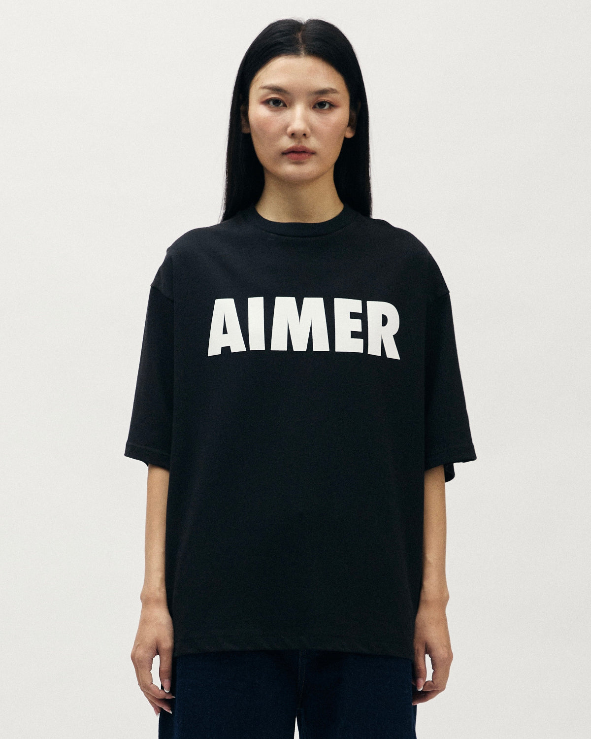 AIMER - Logo T-Shirt in Black