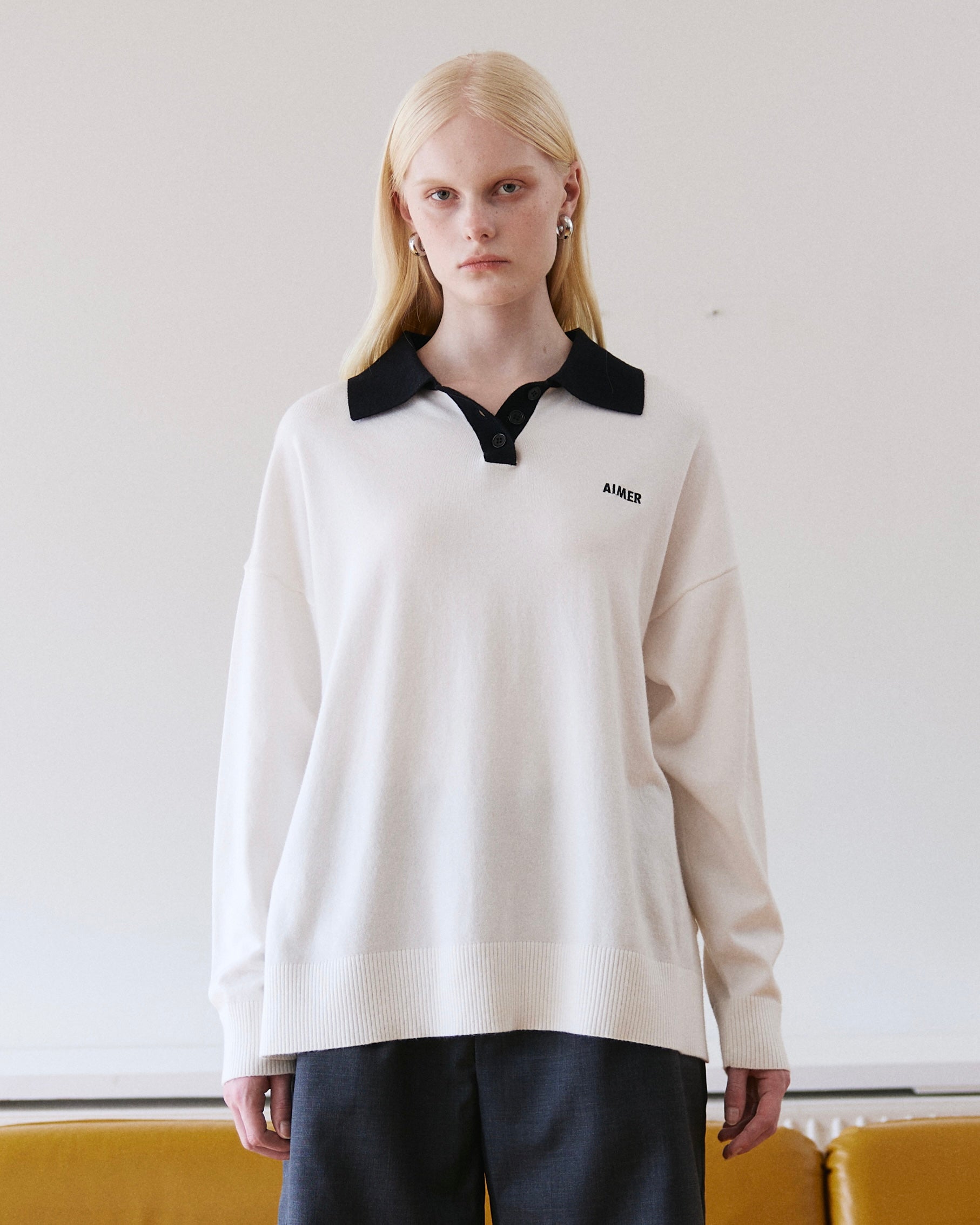 Holiday Collection - Essential Knit Oversized Polo