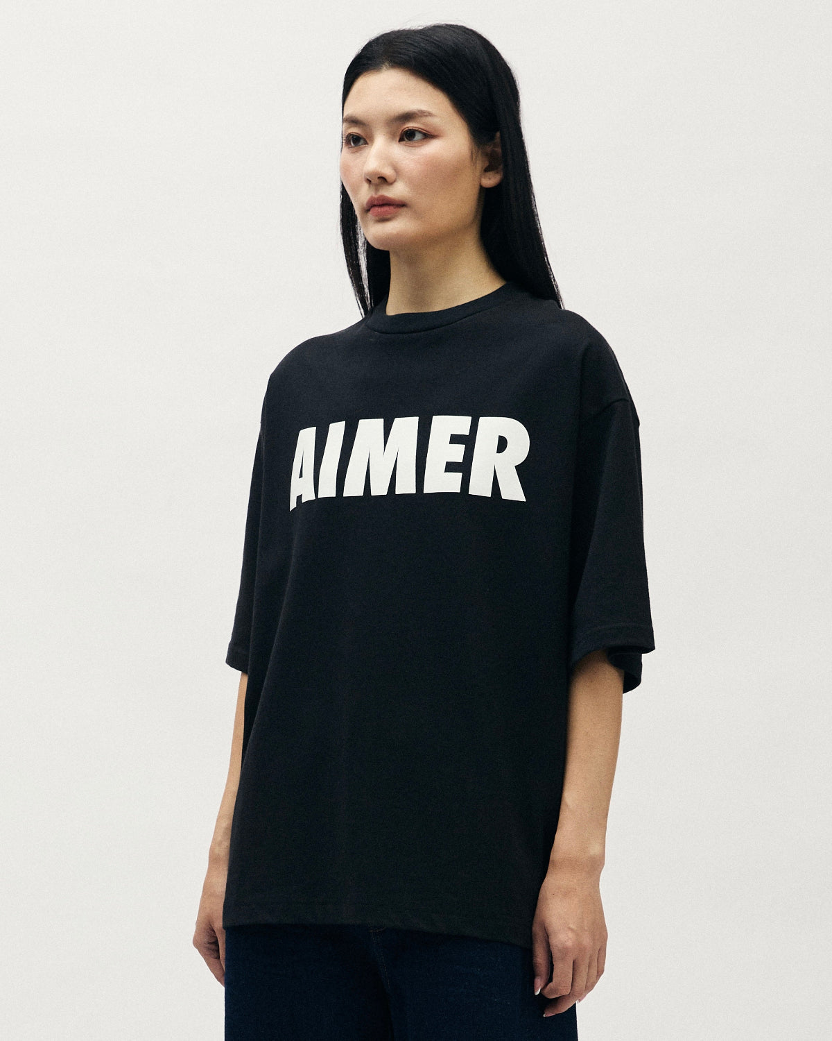 AIMER - Logo T-Shirt in Black