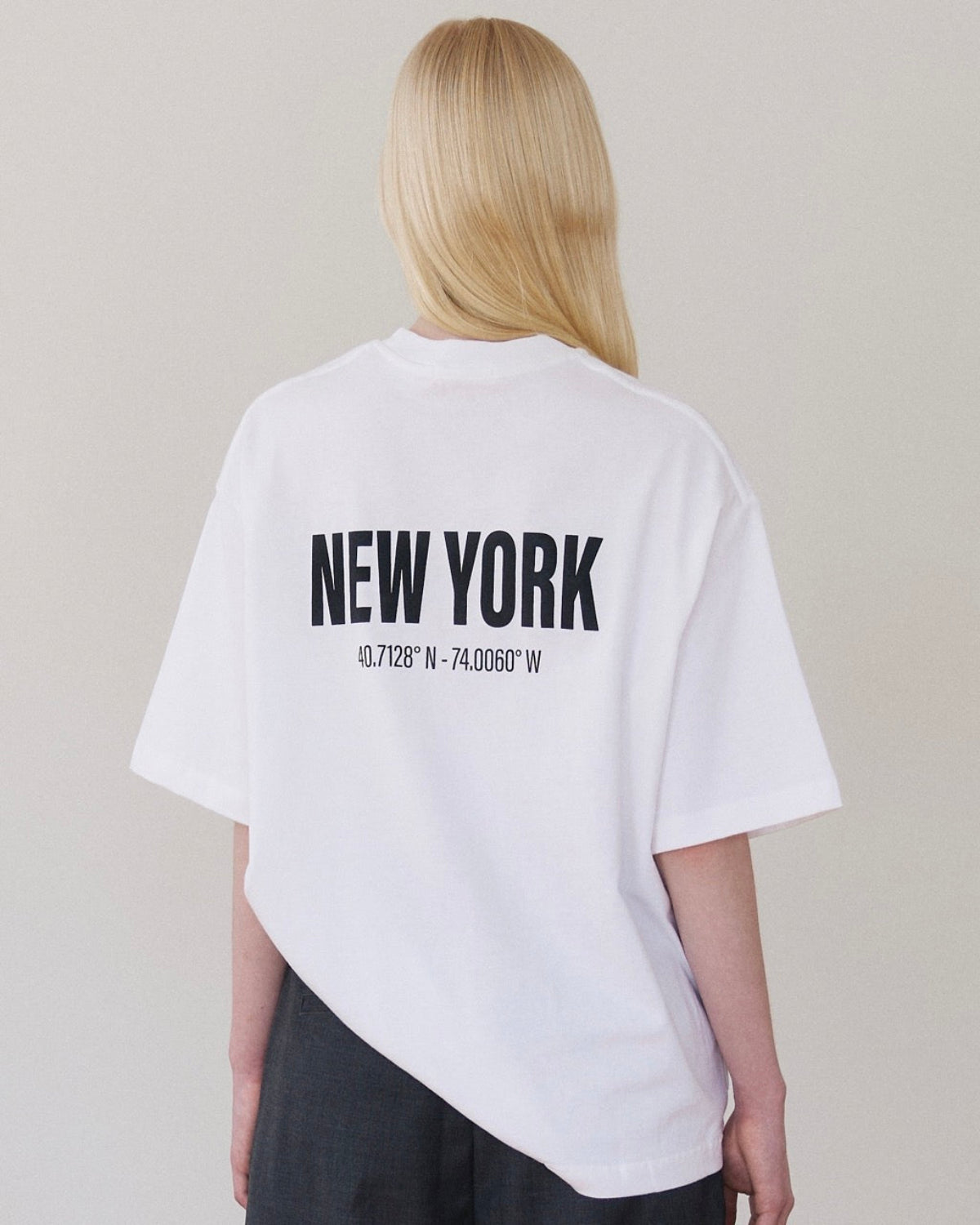 Holiday Collection - Graphic Oversized T-Shirt in New York